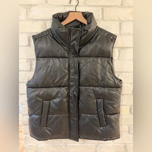 Marc New York Dark Gray Puffer Vest
